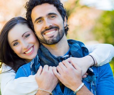 Happy couple outdoor